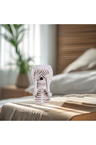 Suntek Kafatası Çiçek Saksısı Cadılar Gözlerini-kapat