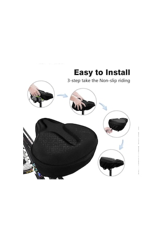 Bisiklet Minderi - Bisiklet Ve Egzersiz Bisikleti, Cruiser Ve Sabit Bisiklet Koltukları İçin Bisiklet Kılıfı - Kaiyi Diğer