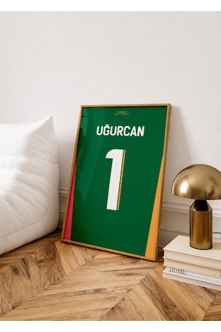 Uğurcan 1 Poster Tablo Ahşap Çerçeveli