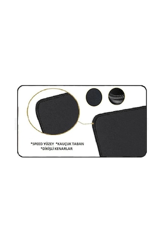 Azemax 3mm 90x40 Oyuncu Mouse Pad Cs Desenli Speed Yüzey