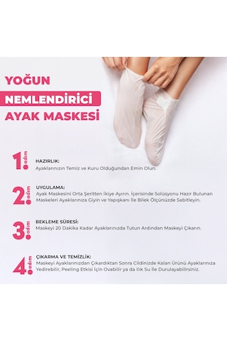 Dermokil Yoğun Nemlendirici Ayak Maskesi 30 Ml X 3 Adet