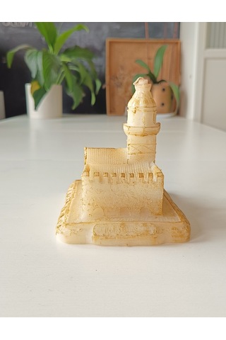 Kız Kulesi Mum Krem Rengi