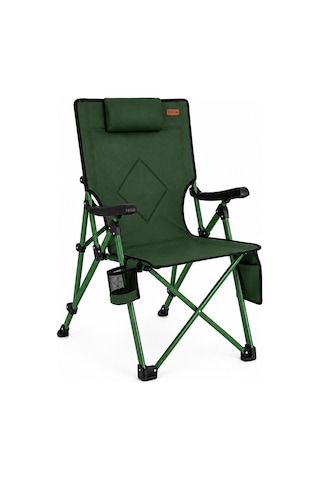 Madfox Flexlounge 3x Katlanabilir Kamp Sandalyesi Steel Moss Yeşil
