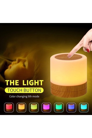 Novahub Rgb Gece Lambası Kamp Işığı Atmosfer Işıkları Başucu Lambaları Uzaktan Kumandalı Renk Değiştiren Çadır Aydınlatması Dokunmatik Kontrol, Renk Geçişli Beyaz