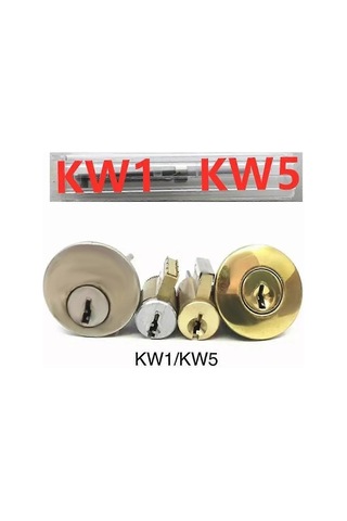 Çilingir Lishi 2'si 1 Arada Aletler Kw5 Kapı Sivil Kilit Açacağı El Aleti Profesyonel Çilingir El T Gümüş Diğer