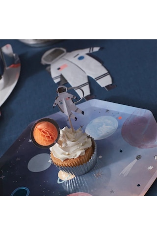 Meri Meri - Space Cupcake Kit - Uzay Cupcake Kiti -24lü