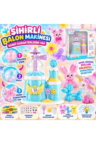 T339 Sihirli Balon Makinesi Kendi Karakterlerini Yap Çizgi Karakter T339 Sihirli Balon Makinesi Kendi Karakterlerini Yap Çizgi Karakter