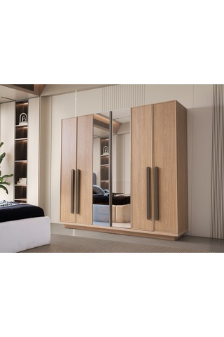 Boston 6 Kapaklı Gardırop %100 Mdf