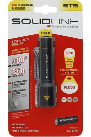 Solidline St5 El Feneri Siyah