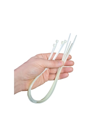 Aletçantam Kablo Bağı Plastik Kelepçe Cırt Amerikan Kelepçesi 100 Adet -4.8x450mm