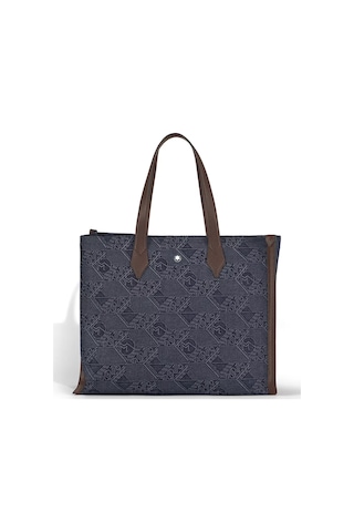 Montblanc 4810 Denim El Çantası 221588 Mavi