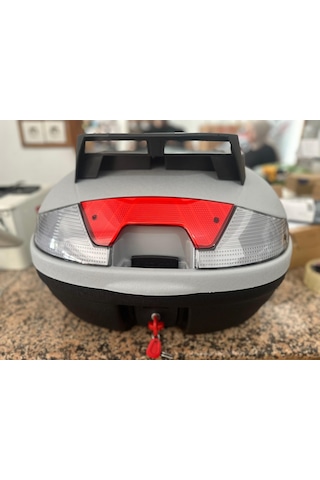 Arwiç 46 Litre Nardo Gri Motosiklet Arka Çantası Yeni Üretim