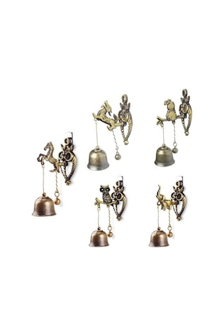 Pazly Eski Metal Çan Kapı Dükkâncı Iyi Şanslar Tokmağı Rüzgar Çanı Manyetik Duvar Asılı Süsleme Odası Bahçe Mağaza Ön Giriş Hediyesi Elefant