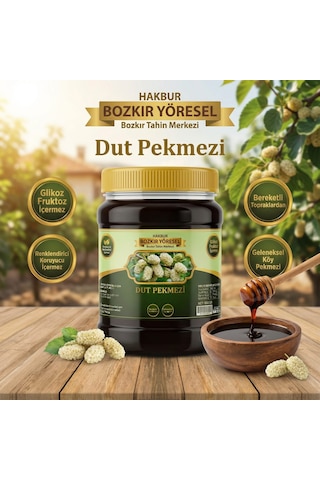 Bozkır Tahin Merkezi Dogal & Katkısız Köy Dut Pekmezi 800 G