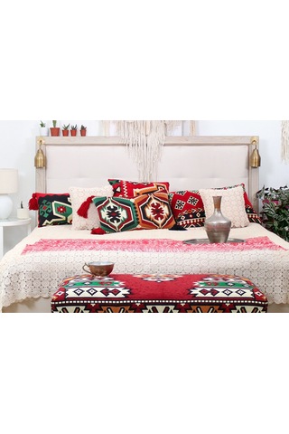 Lorence Home / Esmeli Kilim Şeker Kırlent - Frigya