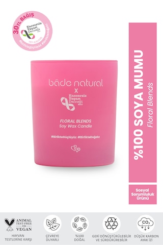 Bade Natural Soya Mumu Floral Blends %100 Doğal Ve Vegan