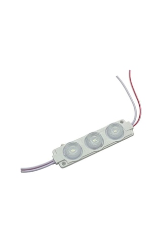 12v Parmak Lamba 3-ledli Beyaz Camlı 75 19 Mm