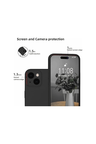 Apple Uyumlu iPhone 13 14 Kılıf First Premiums Silikon Kapak Lacivert