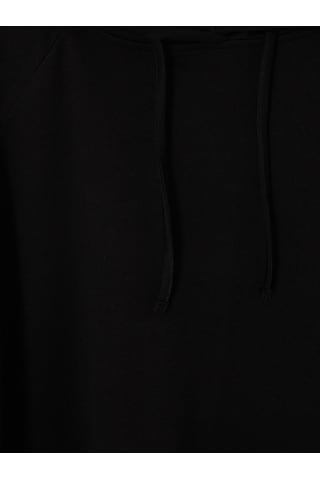 Lcw Curve Siyah Büyük Beden Kadın Hoodie