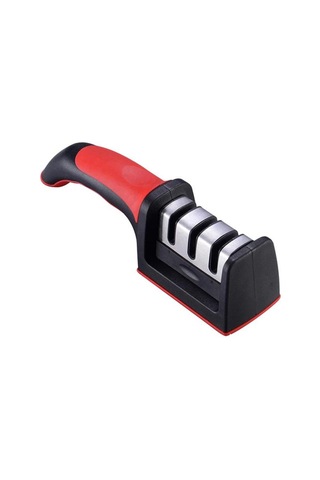 Lmetjma 3 Aşamalı Bıçak Bileyici + 1 Yedek Bileyici Manuel Mutfak Bıçağı Bileyici Tüm Bıçaklar İçin Kc0319