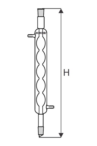 Cam Soğutucu Bullu - 300 Mm - Allihn Çift Şilifli