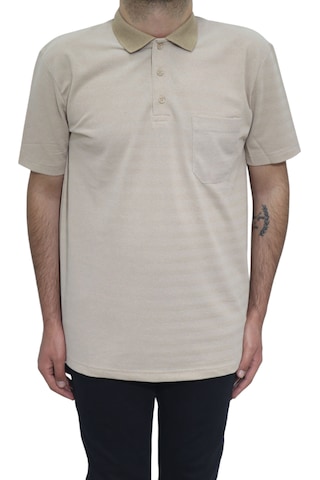 Dmc Tekstil Erkek Düz Spor Kesimli Normal Kalıp Polo Yaka Tek Cepli T-shirt Camel