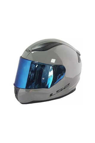 Ls2 Rapıd 2 Nardo Gri Fullface Motosiklet Kaskı Mavi Camlı Nardo Gri