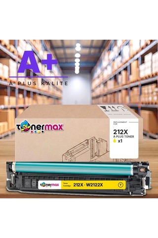 Hp 212x W2122x Sarı Uyumlu Toner A Plus / Color Laserjet Enterprise M554 / M555 / Mfp M578