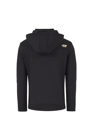 Buratti Çıkarılabilir Kapüşonlu Suya Dayanıklı Softshell Erkek Mont 497Luis Siyah