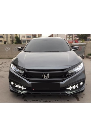 Honda Civic Fc5 Makyajlı Kasa Ön Sis Ledi Uçak Dizayn (hareketli)