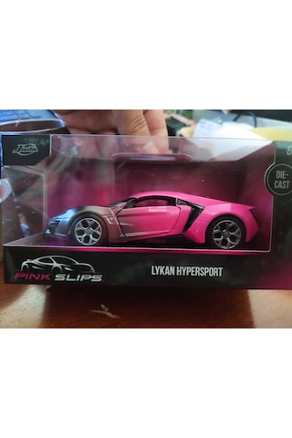 Jada Lykan Hypersport 253292000 Pink Slips Serisi Model Araba 1:32 Çok Renkli