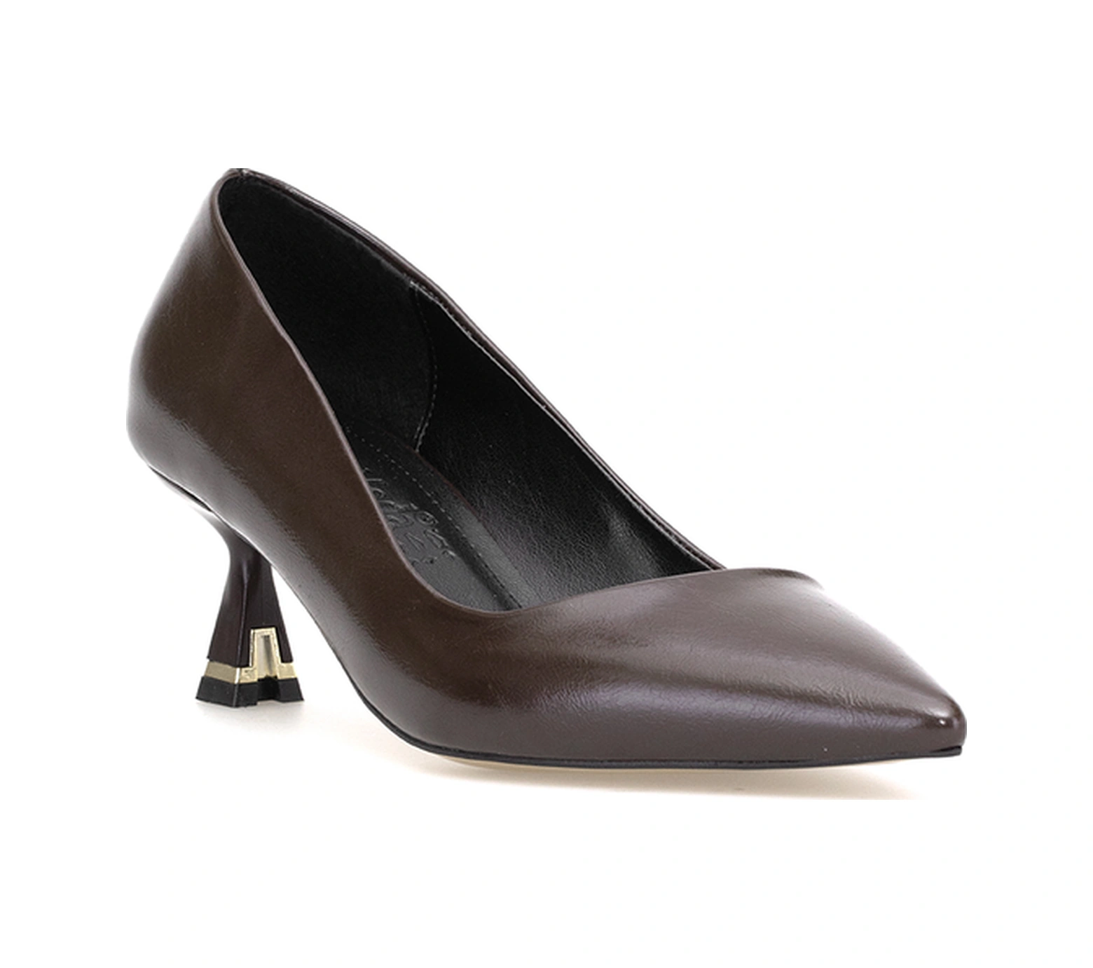 Elit Pm559 K21 Kadın Klasik Topuklu Ayakkabı Kahverengi Kahverengi