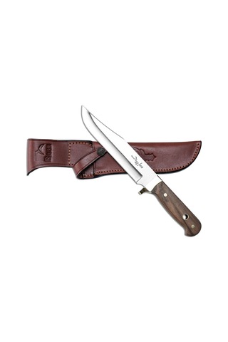 Bora 402 Scb Büyük Bowie Ceviz Saplı Kamp Bıçak Kahverengi
