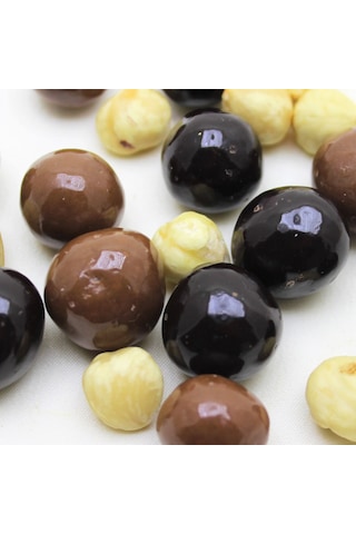 Dark Brown Fındıklı Çikolata - Dolgulu Bitter - Sütlü Draje 1 KG