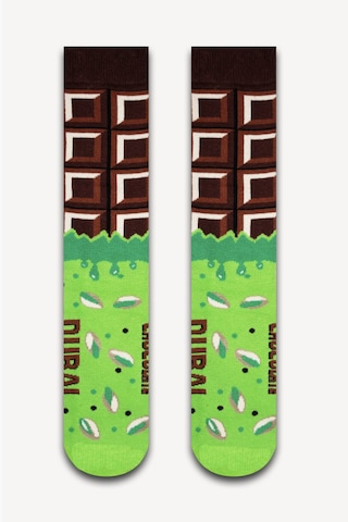 Bidigago Dubai Çikolatası Desenli Unisex Çorap Renkli Bidigago Dubai Çikolatası Desenli Unisex Çorap Renkli