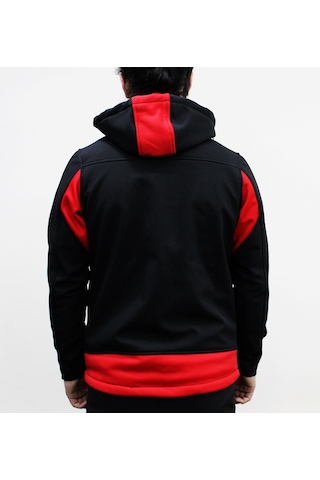 Mudwill Softshell Erkek Mont Ceket Kırmızı-Siyah