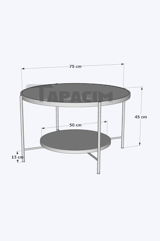 Oslo Orta Sehpa Atlantik Çam