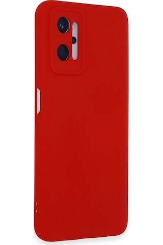 Cosmotex Newface Realme 9i 4g Kılıf Nano İçi Kadife Silikon - Kırmızı