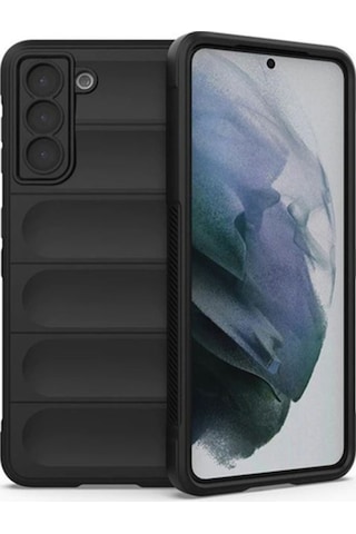 Microcase Samsung Uyumlu Galaxy S21 Miami Serisi Silikon Kilif-Siyah 552838963