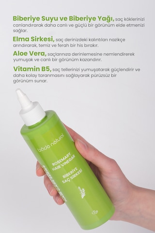 Biberiye Saç Sirkesi Arındırıcı Ve Canlandırıcı 250 ML