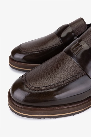 Valmenti Erkek Hakiki Deri Kahverengi Loafer Ayakkabı 183 20089 Erk Ayk Sk25-26 Kahve Acma/khv Fltr Kahverengi