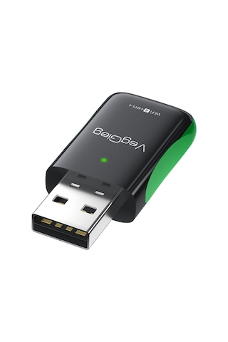 Veggieg 1100 Mbps Dual Band Wi-fi 6 Alıcı Ve Bluetooth 5.4 Adaptör Mini Usb Dongle