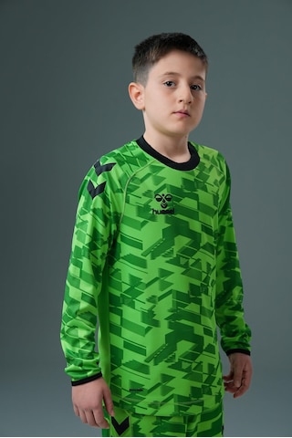 Hummel Line Kaleci Tek Üst Forma Neon Yeşil Çocuk