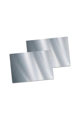 Kaplamasız Saf Çinko Levha Plaka 4x8 Cm - 8 Adet