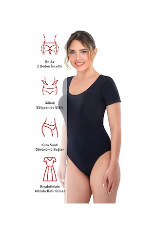 Siyah Mı Emay 1926 Soft Yarım Kollu Body Siyah
