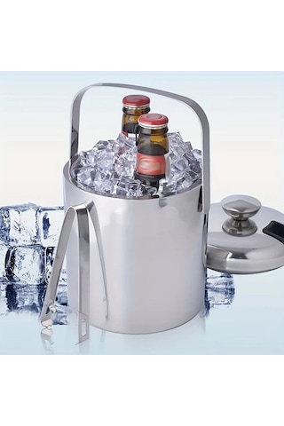 Fastbuy Paslanmaz Çelik 1.3l Filtreli İçecek Soğutucu, Kamp & Seyahat İçin Siyah