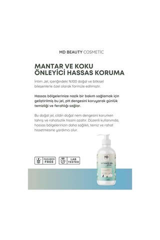 Md Beauty Sensitive Genital Bölge İntim Yıkama Jeli 250 ML