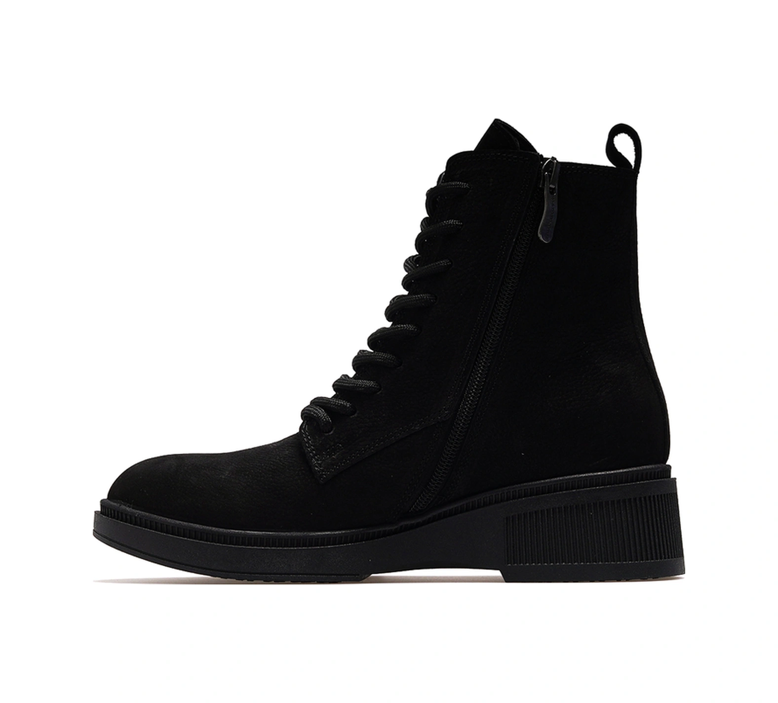 Mammamia Kadın Hakiki Deri Postal Günlük Bot 25k D25kb-8140 Z Siyah Nubuk Siyah Nubuk