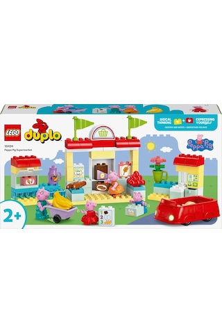 LEGO® DUPLO® Peppa Pig Süpermarket 10434 - 2+ Eğitici Oyuncak Yapım Seti (70 Parça)