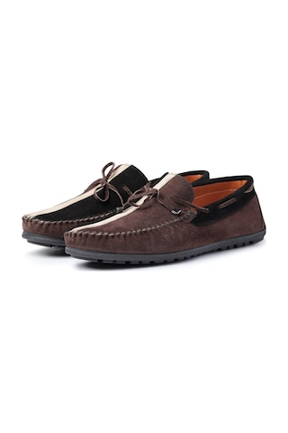 Colore Hakiki Deri Erkek Günlük Ayakkabı, Loafer Ayakkabı, Hafif Ayakkabı, Süet Loafer